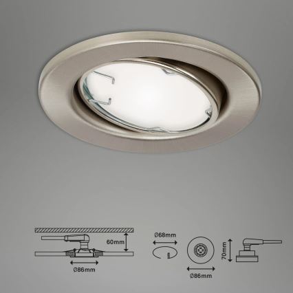Brilo - SET 3x LED RGBW Dimmabilno kupaonsko svjetlo 1xGU10/4,9W/230V 2700-6500K Wi-Fi Tuya IP23 + daljinski upravljač