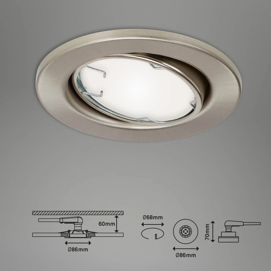 Brilo - SET 3x LED RGBW Dimmabilno kupaonsko svjetlo 1xGU10/4,9W/230V 2700-6500K Wi-Fi Tuya IP23 + daljinski upravljač
