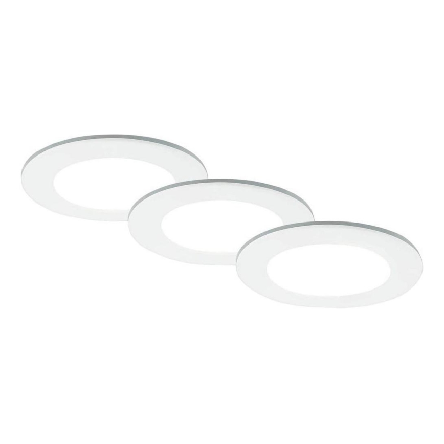 Brilo - SET 3x LED Ugradbena svjetiljka za kupaonicu LED/4W/230V IP44 3000/4000K bijela