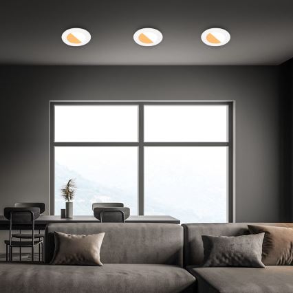 Brilo - SET 3x LED Ugradbena svjetiljka za kupaonicu LED/4W/230V IP44 3000/4000K bijela