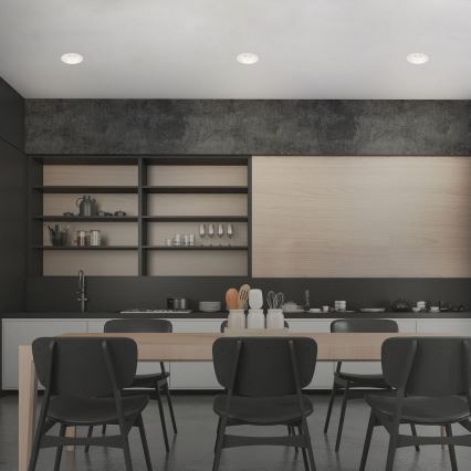 Brilo - SET 3x Ugradbena svjetiljka za kupaonicu 1xGU10/9W/230V IP23 bijela