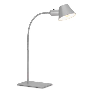 Brilo - Stolna lampa 1xE27/10W/230V matni krom