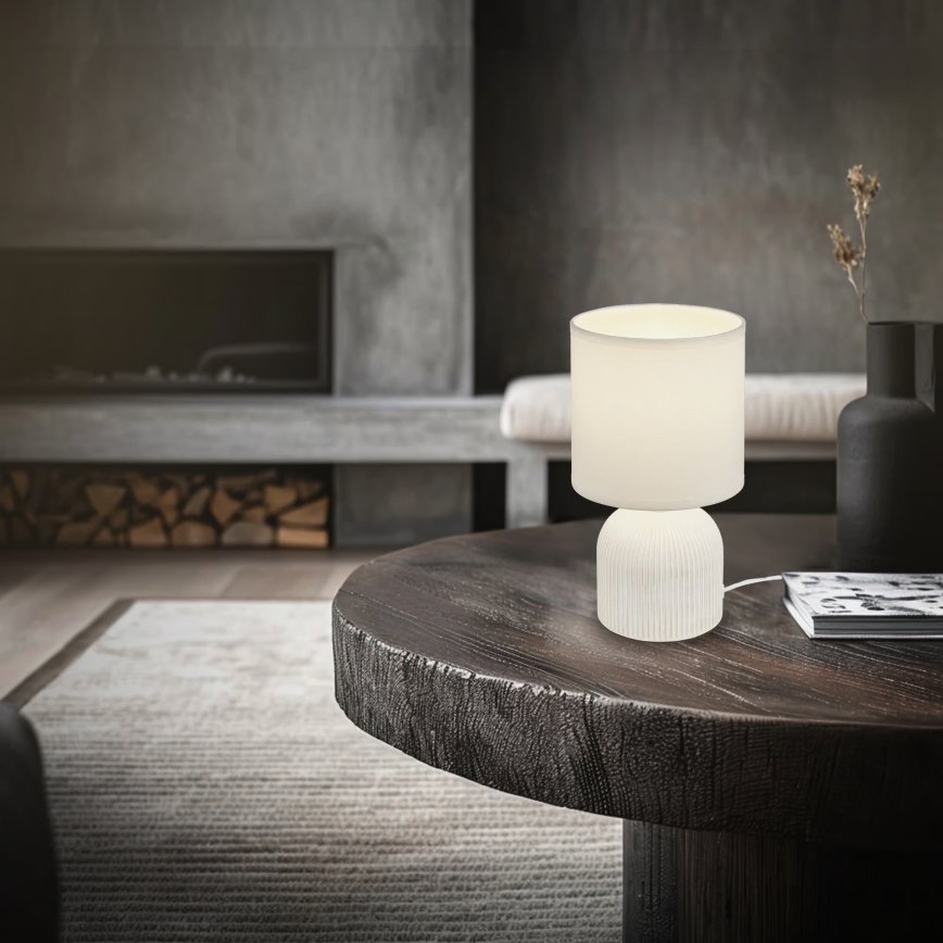 Brilo - Stolna lampa INO 1xE14/10W/230V bijela