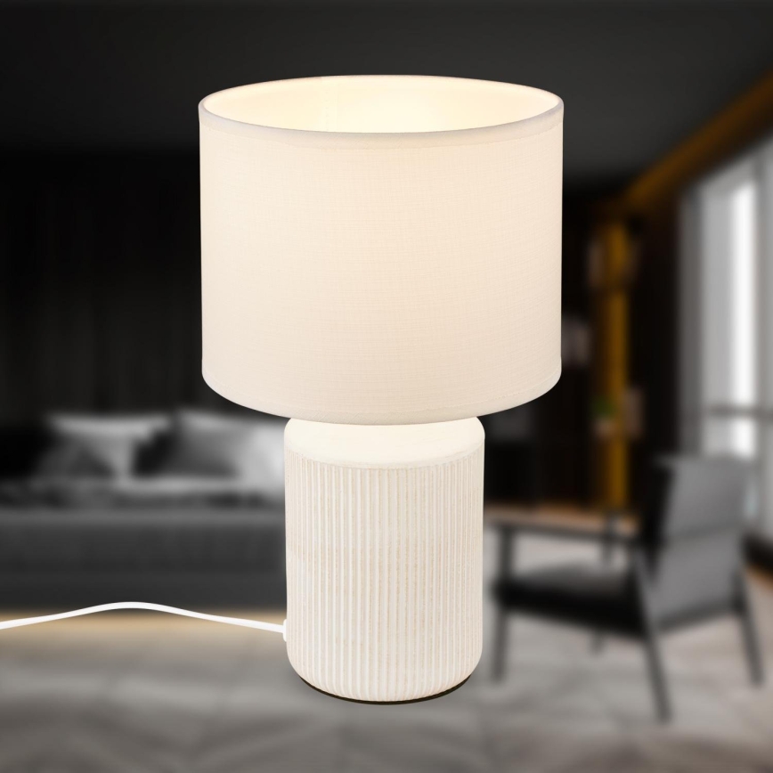 Brilo - Stolna lampa INO 1xE14/10W/230V bijela