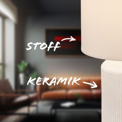 Brilo - Stolna lampa INO 1xE14/10W/230V bijela