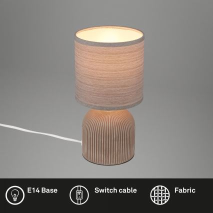 Brilo - Stolna lampa INO 1xE14/10W/230V smeđa