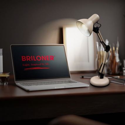 Brilo - Stolna lampa PIXA 1xE14/25W/230V bež