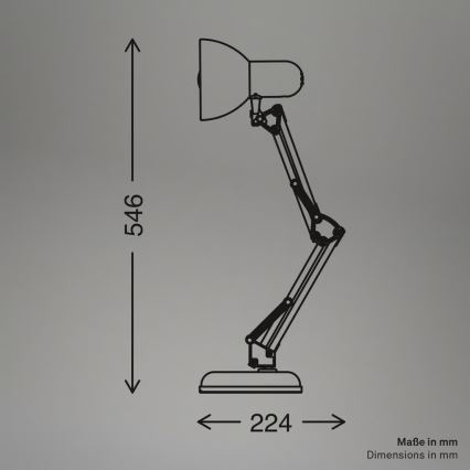 Brilo - Stolna lampa PIXA 1xE14/25W/230V bež