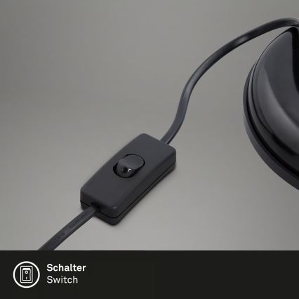 Brilo - Stolna lampa PIXA 1xE14/25W/230V crna