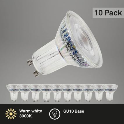 Briloner 0548-003 - SET 10x LED Žarulja GU10/3,5W/230V 3000K