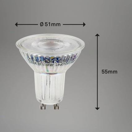 Briloner 0548-003 - SET 10x LED Žarulja GU10/3,5W/230V 3000K