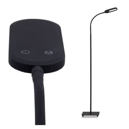 Briloner 1297-015 - LED Prigušiva fleksibilna podna lampa LED/6,6W/230V 3000K/4000K/6000K