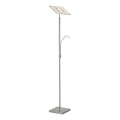 Briloner 1328-022 - LED podna lampa s mogućnošću prigušivanja LED/21W/230V + LED/3,5W matni krom