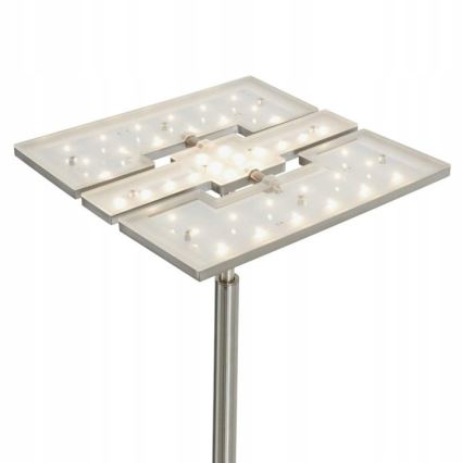 Briloner 1328-022 - LED podna lampa s mogućnošću prigušivanja LED/21W/230V + LED/3,5W matni krom