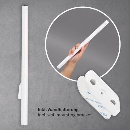 Briloner 1384-016 - LED Prigušiva dodirna podna lampa 2u1 EVERYWHERE LED/2,3W/5V 2000 mAh