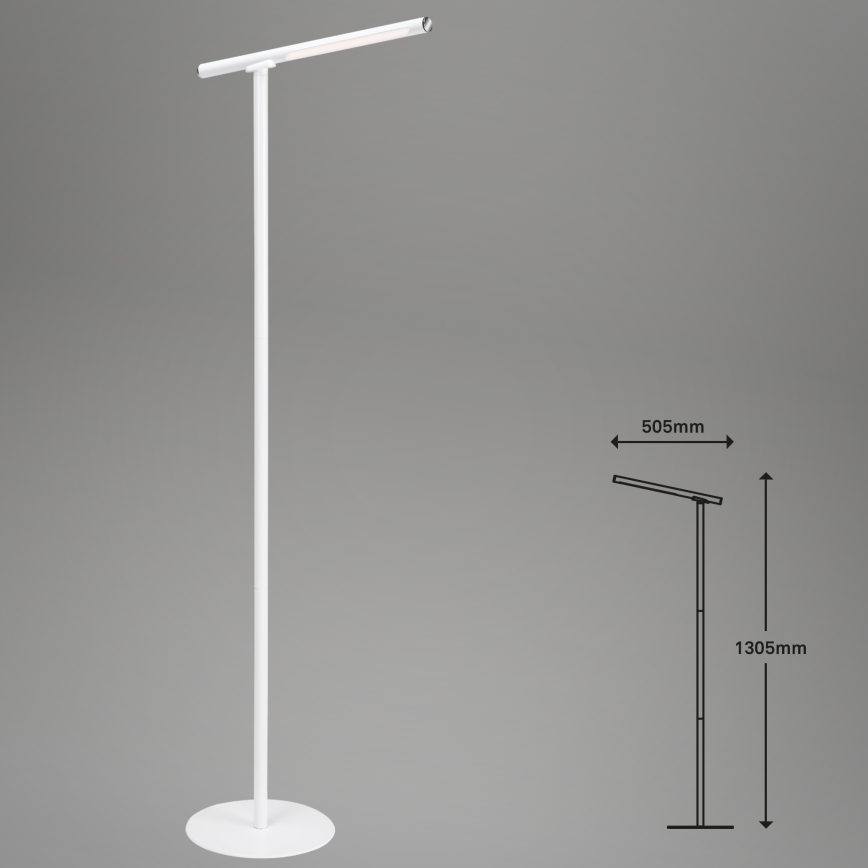 Briloner 1384-016 - LED Prigušiva dodirna podna lampa 2u1 EVERYWHERE LED/2,3W/5V 2000 mAh