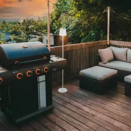 Briloner 1507016 - LED Stojeća lampa s mogućnošću prigušivanja KIKI LED/4,3W/5V IP44 2600 mAh bijela