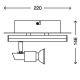 Briloner 2029-028 - LED Reflektorska svjetiljka REN 1xGU10/3W/230V + LED/4W
