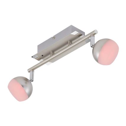 Briloner 2040-022 - LED RGB Prigušiva reflektorska svjetiljka 2xLED/3,3W/230V + DU