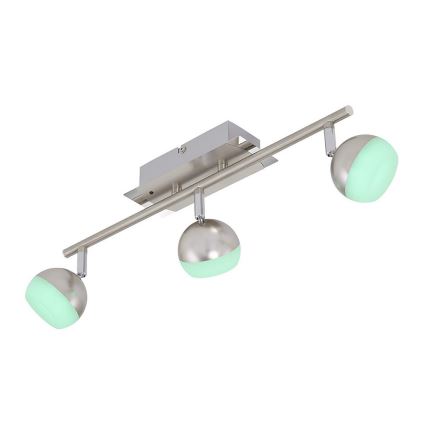 Briloner 2040-032 - LED RGB Prigušiva reflektorska svjetiljka 3xLED/3,3W/230V + DU