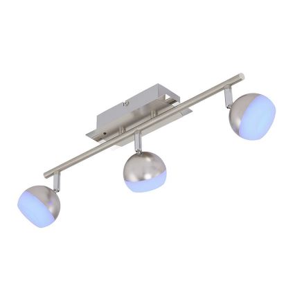 Briloner 2040-032 - LED RGB Prigušiva reflektorska svjetiljka 3xLED/3,3W/230V + DU