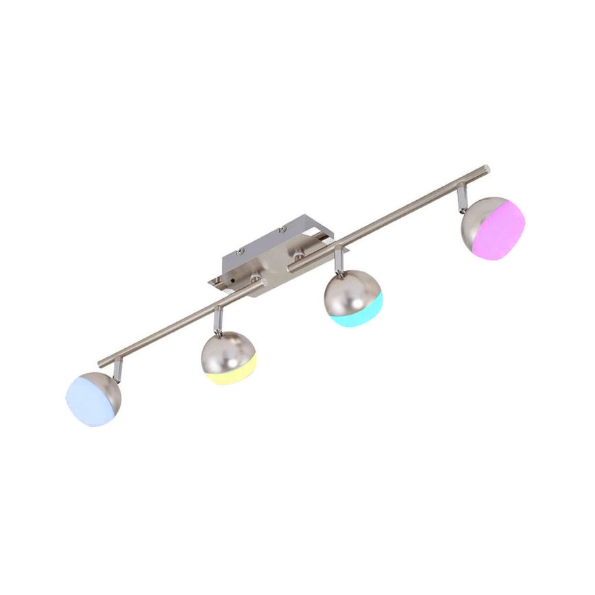 Briloner 2040-042 - LED RGB prigušivačka za ugradbene reflektore BAFFLE 4xLED/3,3W/230V + daljinski upravljač