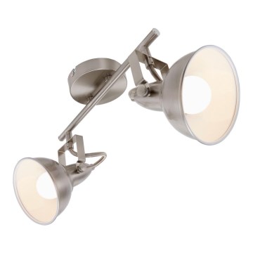 Briloner 2049-022 - Reflektorska svjetiljka SOFT 2xE14/40W/230V mat krom