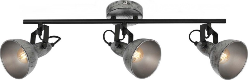 Briloner 2049-034 - Reflektorska svjetiljka RETRO 3xE14/40W/230V siva