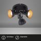Briloner 2049-035R - Reflektorska svjetiljka SOFT 3xE14/40W/230V crna