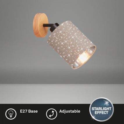 Briloner 2078-011 - Zidna reflektorska svjetiljka SPOTLIGHT 1xE27/25W/230V bež