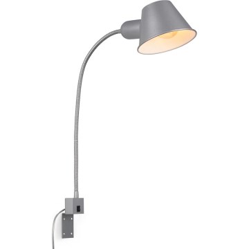 Briloner 2079-014 - Zidna fleksibilna lampa 1xE27/10W/230V srebrna