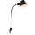 Briloner 2079-015 - Zidna fleksibilna lampa 1xE27/10W/230V crna
