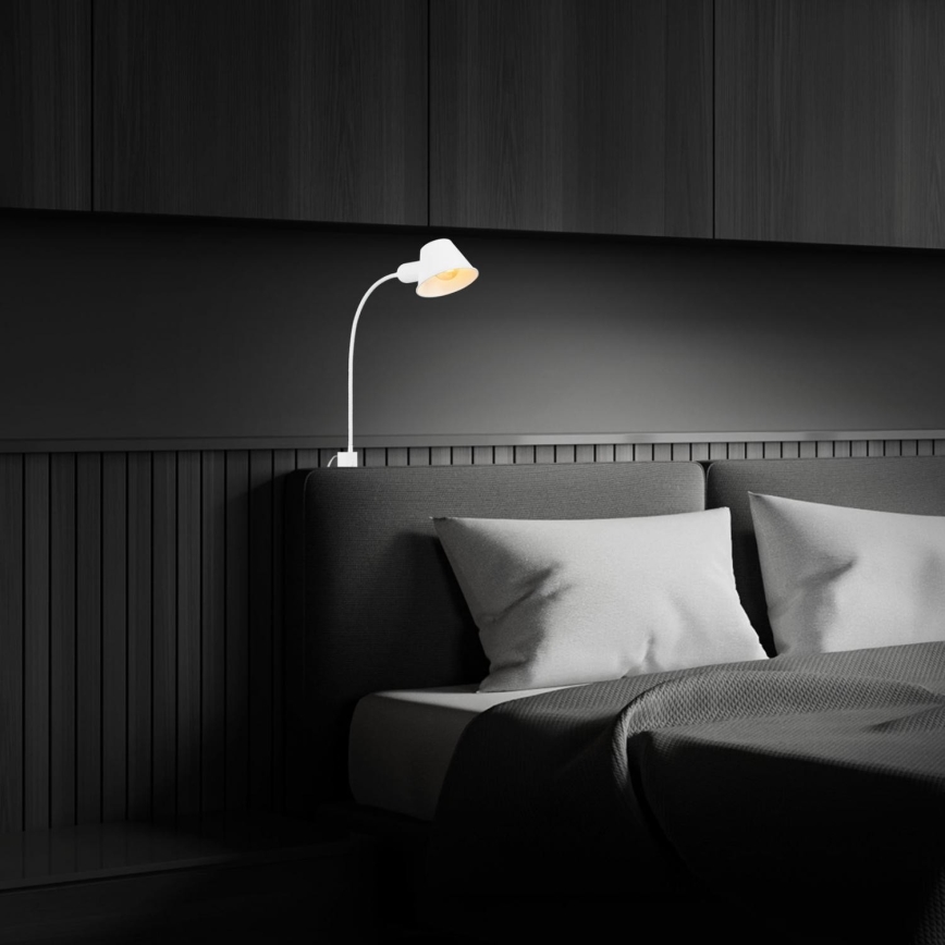 Briloner 2079-016 - Zidna fleksibilna lampa 1xE27/10W/230V bijela