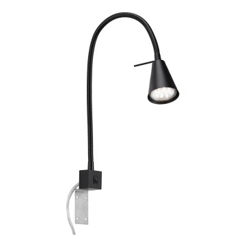 Briloner 2080-015 - LED Zidna lampa COMFORT LIGHT 1xGU10/5W/230V crna