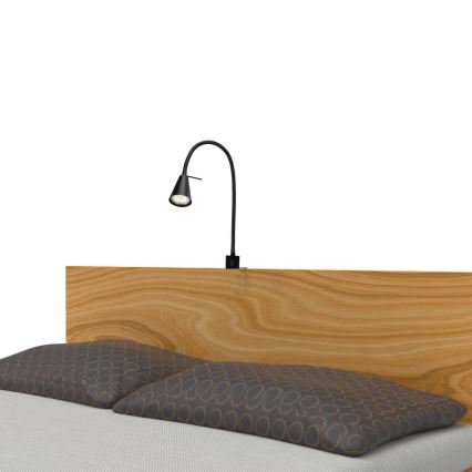 Briloner 2080-015 - LED fleksibilna zidna svjetiljka COMFORT LIGHT 1xGU10/5W/230V crna