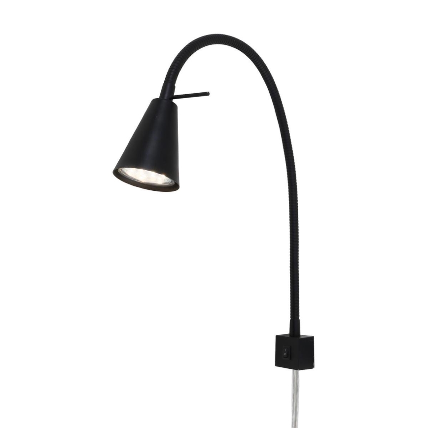Briloner 2080-015 - LED fleksibilna zidna svjetiljka COMFORT LIGHT 1xGU10/5W/230V crna