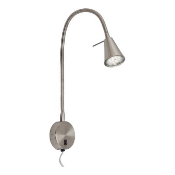 Briloner 2082-012 - LED fleksibilna zidna svjetiljka COMFORT LIGHT 1xGU10/5W/230V matni krom