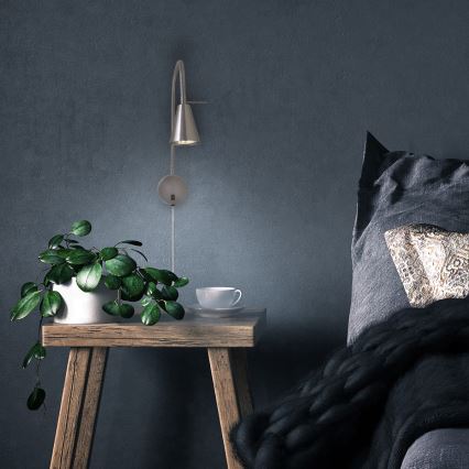 Briloner 2082-012 - LED fleksibilna zidna svjetiljka COMFORT LIGHT 1xGU10/5W/230V matni krom