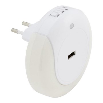 Briloner 2094-016 - LED Orijentacijska svjetiljka NIGHT LED/0,8W/230V