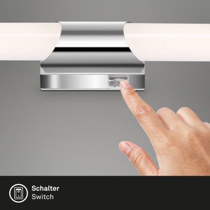 Briloner 2111-018 - LED Zidna svjetiljka za kupaonicu SPLASH LED/6,5W/230V IP44