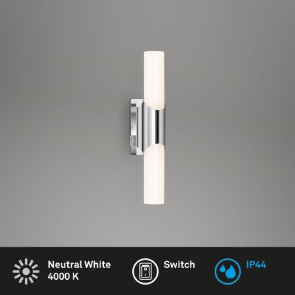Briloner 2111-018 - LED Zidna svjetiljka za kupaonicu SPLASH LED/6,5W/230V IP44