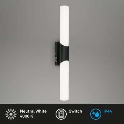 Briloner 2111-115 - LED kupaonsko osvjetljenje za ogledalo LED/11W/230V IP44 47 cm crno