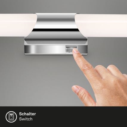 Briloner 2111-118 - LED Zidna svjetiljka za kupaonicu SPLASH LED/11W/230V IP44