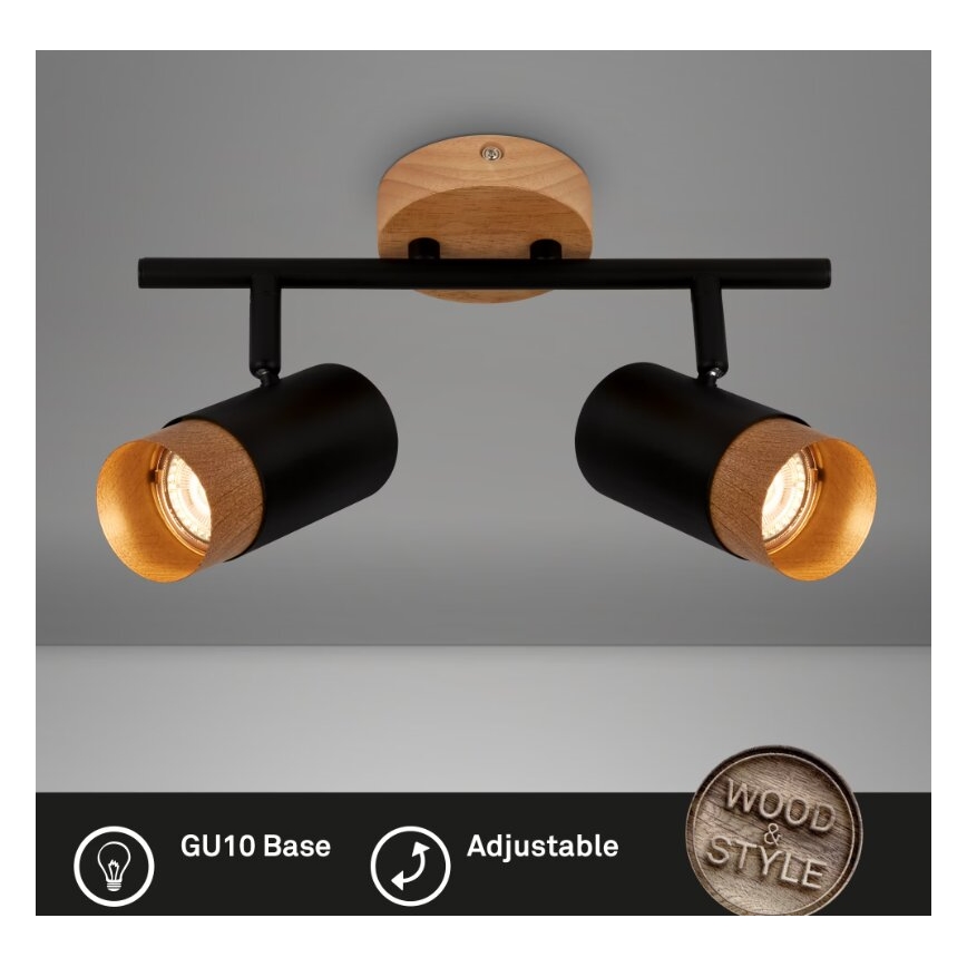 Briloner 2144025 - Reflektorska svjetiljka SPOT 2xGU10/9W/230V
