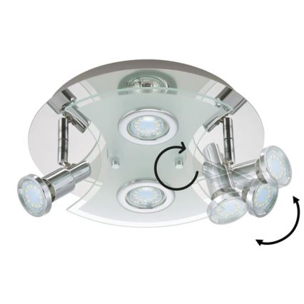 Briloner 2159-048LM - LED Reflektorska svjetiljka SPLASH 4xGU10/3W/230V