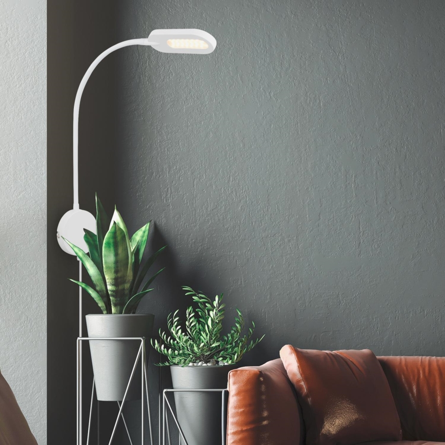Briloner 2177016 - LED prigušivačka fleksibilna zidna lampa LED/6W/230V bijela