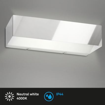 Briloner 2204-018 - LED Vanjska zidna svjetiljka LED/8W/230V IP44 sjajni krom