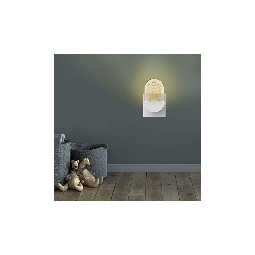Briloner 2284-016 - LED lampa za utičnicu NIGHT 1xLED/0,5W/230V
