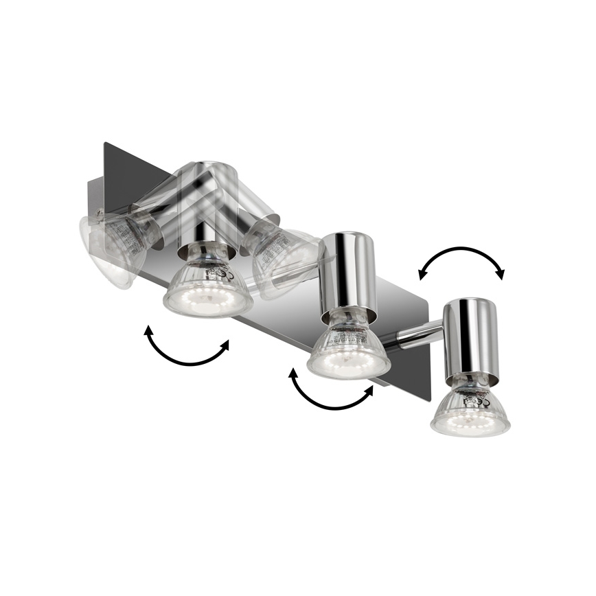 Briloner 2290-038 - LED Reflektorska svjetiljka za kupaonicu SPLASH 3xGU10/5W/230V IP23