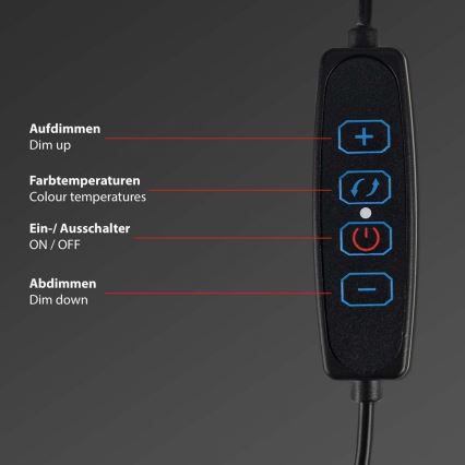 Briloner 2303-014 - LED prigušivo za osvjetljenje monitora LED/3,5W/5V 3000/4500/6500K